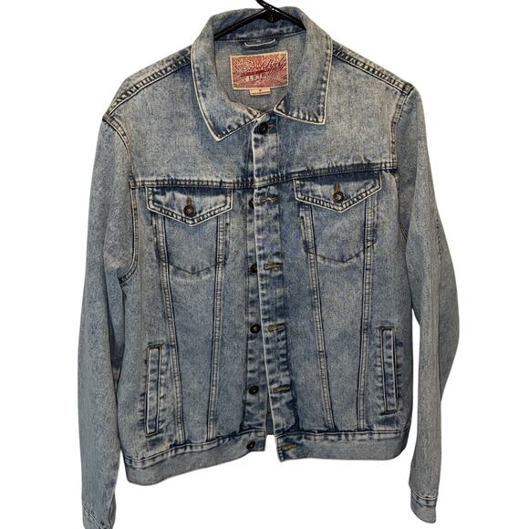 Size M - Mens Brooklyn Cloth Jean Jacket Urban City Street - Denim - Picture 1 of 4